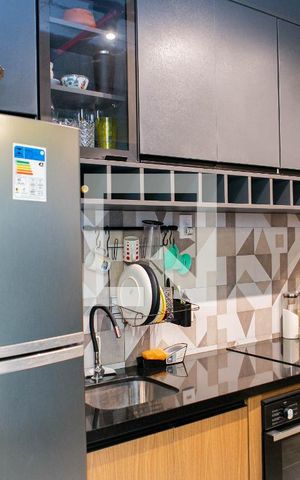 Apartamento à venda com 45m², 1 quarto e 1 vagaCozinha