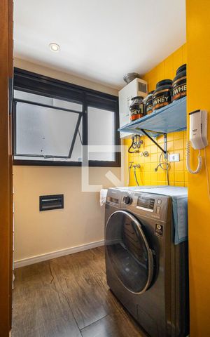 Apartamento à venda com 56m², 1 quarto e 2 vagasÁrea de Serviço