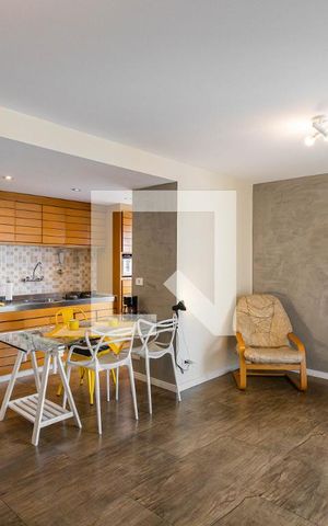 Apartamento à venda com 56m², 1 quarto e 2 vagasSala