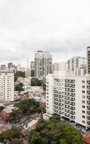 Apartamento à venda com 56m², 1 quarto e 2 vagasVaranda da Sala - Vista