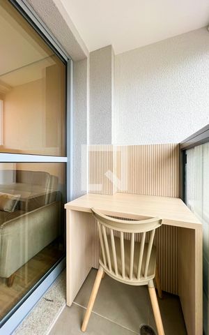 Apartamento para alugar com 31m², 1 quarto e sem vagaSacada