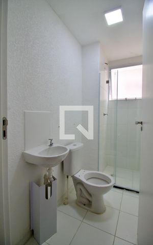 Apartamento para alugar com 44m², 2 quartos e sem vaga Apartamento para alugar com 44m², 2 quartos e sem vagaBanheiro