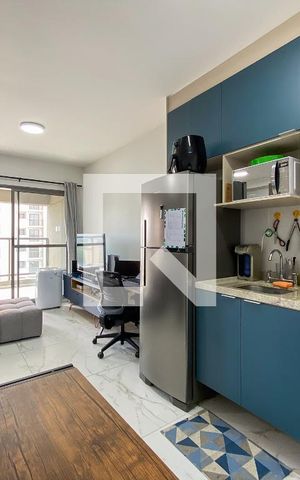 Studio à venda com 37m², 1 quarto e sem vaga Studio à venda com 37m², 1 quarto e sem vagaSala