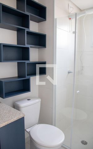 Apartamento para alugar com 32m², 1 quarto e sem vaga Apartamento para alugar com 32m², 1 quarto e sem vagaBanheiro