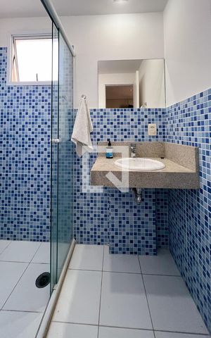 Studio para alugar com 30m², 1 quarto e 1 vaga Studio para alugar com 30m², 1 quarto e 1 vagaBanheiro