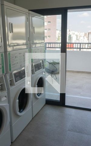 Apartamento para alugar com 35m², 1 quarto e sem vagaLavanderia