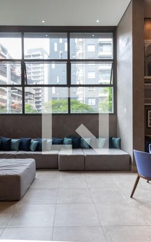 Studio para alugar com 32m², 1 quarto e sem vaga Studio para alugar com 32m², 1 quarto e sem vagaSalão de festas