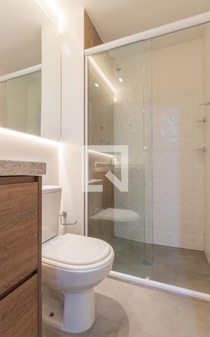 Studio para alugar com 32m², 1 quarto e sem vaga Studio para alugar com 32m², 1 quarto e sem vagaStudio - banheiro