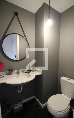 Apartamento à venda com 54m², 1 quarto e 2 vagasLavabo