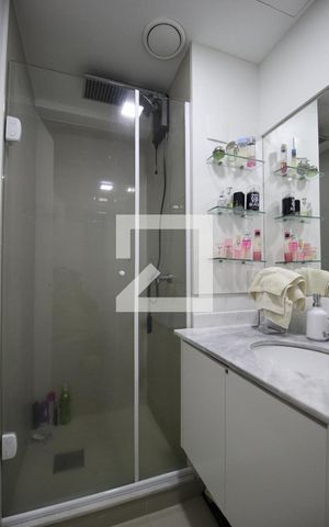 Apartamento à venda com 54m², 1 quarto e 2 vagasBanheiro