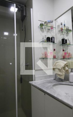 Apartamento à venda com 54m², 1 quarto e 2 vagasBanheiro