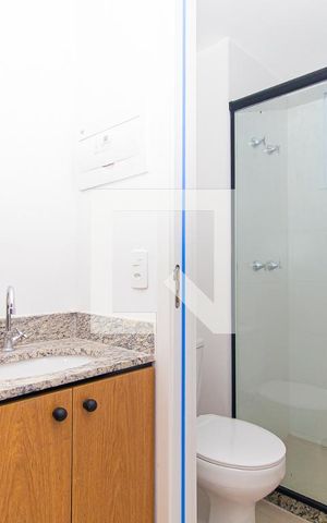 Studio para alugar com 19m², 1 quarto e sem vaga Studio para alugar com 19m², 1 quarto e sem vagaBanheiro