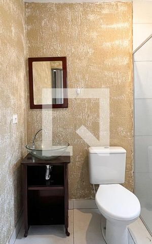 Casa à venda com 70m², 1 quarto e sem vagaBanheiro do Quarto