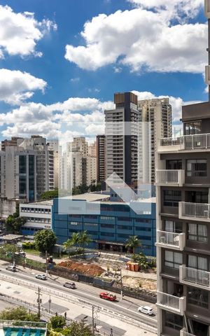 Studio para alugar com 26m², 1 quarto e sem vagaVaranda