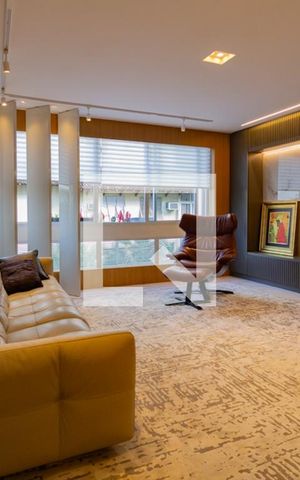 Apartamento à venda com 147m², 2 quartos e 2 vagasDetalhe da sala 