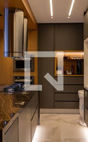 Apartamento à venda com 147m², 2 quartos e 2 vagasDetalhe da cozinha 