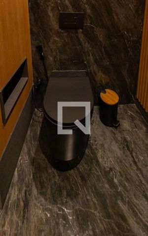 Apartamento à venda com 147m², 2 quartos e 2 vagasDetalhe do banheiro social 
