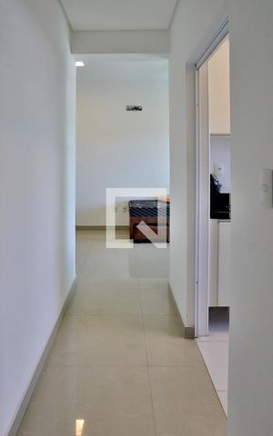 Apartamento para alugar com 49m², 1 quarto e 1 vagaCorredor par aos Quartos, Banheiro, Cozinha e Sala