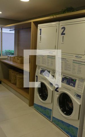 Studio à venda com 28m², 1 quarto e sem vagaLavanderia