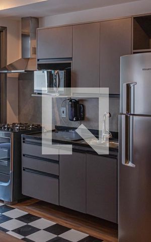 Studio para alugar com 53m², 1 quarto e 1 vaga Studio para alugar com 53m², 1 quarto e 1 vagaCozinha