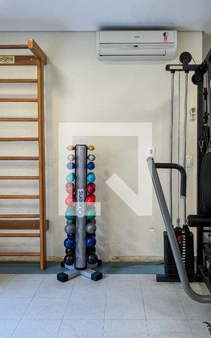 Apartamento para alugar com 46m², 1 quarto e 2 vagas Apartamento para alugar com 46m², 1 quarto e 2 vagasAcademia