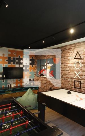 Studio para alugar com 26m², 1 quarto e sem vagaSalão de jogos