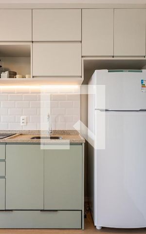 Studio à venda com 29m², 1 quarto e sem vagaCozinha