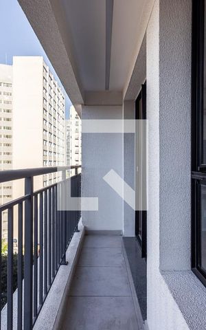Studio à venda com 29m², 1 quarto e sem vagaVaranda