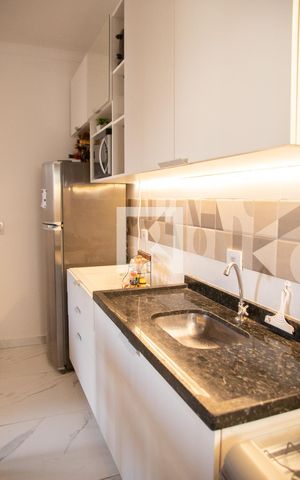 Apartamento para alugar com 34m², 1 quarto e sem vaga Apartamento para alugar com 34m², 1 quarto e sem vagaCozinha e Área de Serviço