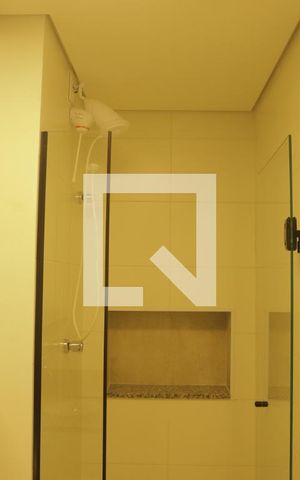 Studio para alugar com 24m², 1 quarto e sem vagaBanheiro do Studio
