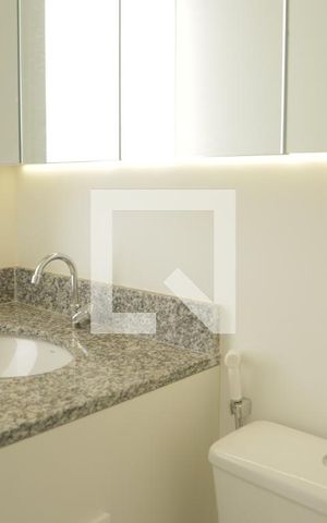 Studio para alugar com 24m², 1 quarto e sem vagaBanheiro do Studio