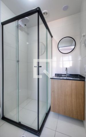 Apartamento para alugar com 27m², 1 quarto e sem vaga Apartamento para alugar com 27m², 1 quarto e sem vagaBanheiro