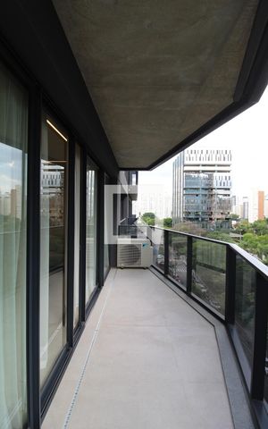 Studio para alugar com 44m², 1 quarto e 1 vagaVaranda