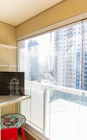 Studio à venda com 26m², 1 quarto e sem vaga Studio à venda com 26m², 1 quarto e sem vagaVaranda