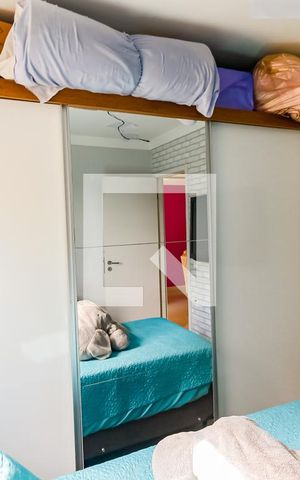 Apartamento à venda com 49m², 2 quartos e 1 vagaQuarto 1 - Armários