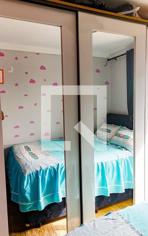 Apartamento à venda com 49m², 2 quartos e 1 vagaQuarto 2 - Armários