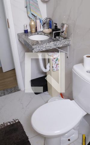 Apartamento à venda com 58m², 2 quartos e 2 vagasBanheiro da Suíte
