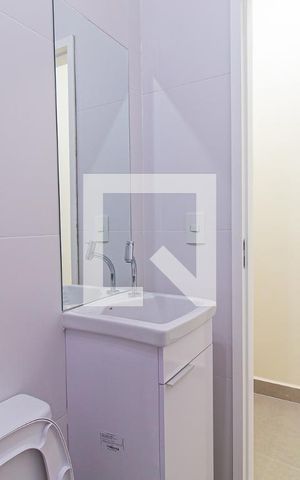 Studio para alugar com 20m², 1 quarto e sem vaga Studio para alugar com 20m², 1 quarto e sem vagaBanheiro