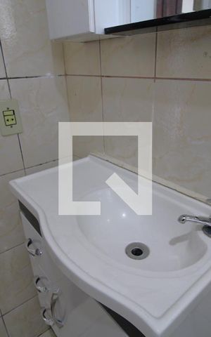 Apartamento para alugar com 47m², 1 quarto e sem vagaPia do banheiro