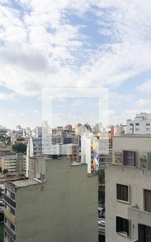 Studio à venda com 25m², 1 quarto e sem vagaVista da Sacada