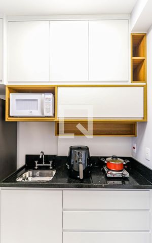 Studio para alugar com 20m², 1 quarto e sem vaga Studio para alugar com 20m², 1 quarto e sem vagaCozinha