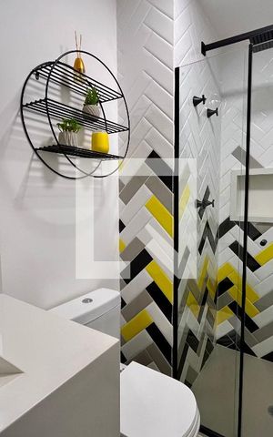 Apartamento à venda com 67m², 2 quartos e 1 vagaBanheiro Social
