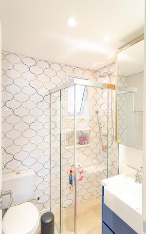 Apartamento à venda com 68m², 2 quartos e 1 vaga Apartamento à venda com 68m², 2 quartos e 1 vagaBanheiro Social