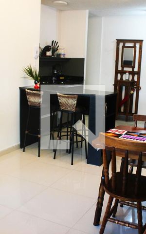 Apartamento para alugar com 50m², 1 quarto e 2 vagasSala