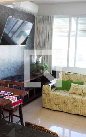 Apartamento para alugar com 50m², 1 quarto e 2 vagasSala