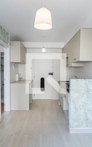 Apartamento à venda com 31m², 1 quarto e sem vaga Apartamento à venda com 31m², 1 quarto e sem vagaSala, cozinha e área de serviço