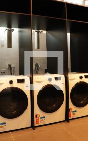 Studio para alugar com 38m², 1 quarto e sem vaga Studio para alugar com 38m², 1 quarto e sem vagaLavanderia
