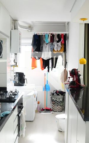 Apartamento para alugar com 59m², 2 quartos e 1 vagaCozinha e Área de Serviço