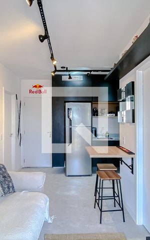 Apartamento à venda com 38m², 1 quarto e sem vagaSala