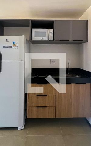 Studio para alugar com 28m², 1 quarto e sem vagaCozinha
